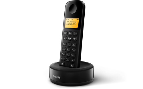 Philips D1301B/90 telephone DECT telephone Caller ID Black