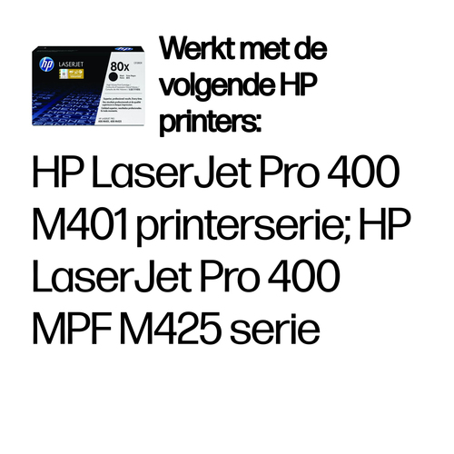 HP 80X  CF280X - High Capacity - Black Toner - Tonerpatrone Schwarz – Foto 2 von 10