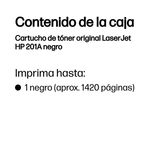 Tóner HP 201A