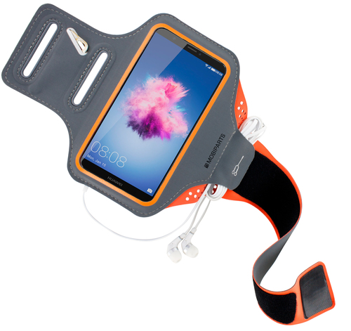 Mobiparts Comfort Fit Sport Armband Huawei P Smart Neon Orange – image 2