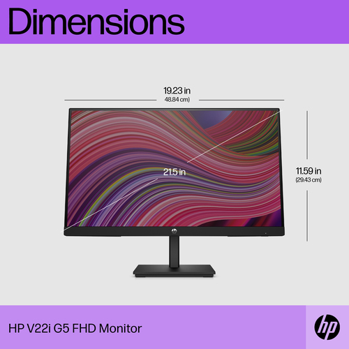 HP V22i G5 FHD Monitor – image 7