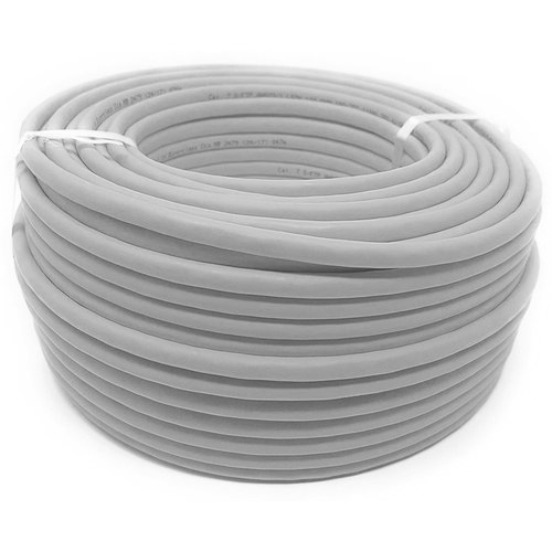 Techly ITP9-FLU-0100 сетевой кабель Серый 100 m Cat6 U/UTP (UTP) Круглый