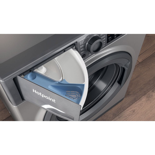 Hotpoint NSWM1046GGUK 10kg 1400 Spin Washing Machine in Graphite A Rat - image 5
