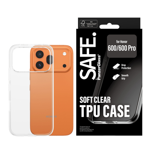 PanzerGlass SAFE. by PanzerGlass® TPU Case Transparent Honor 600 | 600 Pro – image 2