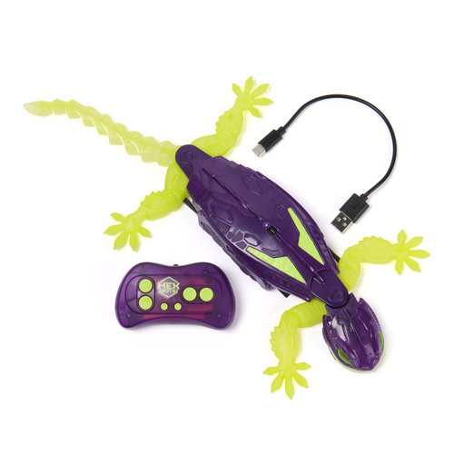 Spin Master HEX BOTS Glow-in-the-Dark Gecko, Rechargeable Remote Control Robot Kids Toys, Climbs up Walls for Prank Toys & Games, RC Robot for Boys & Girls Ages 4 & Up – image 9