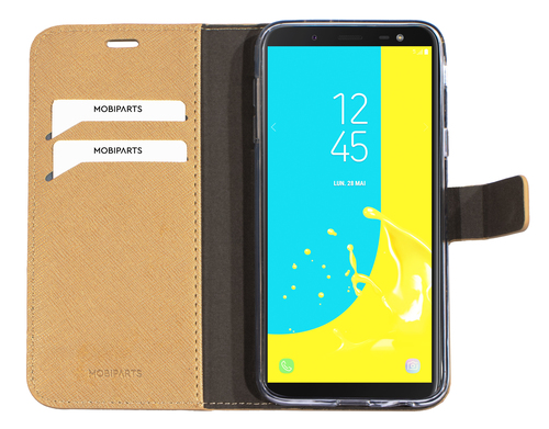 Mobiparts Saffiano Wallet Case Samsung Galaxy J6 (2018) Gold – image 4