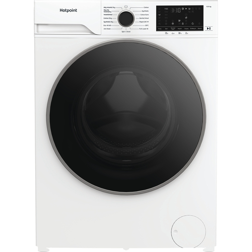 Hotpoint HBD9681ANTST Washer Dryer in White 1400 Spin 9kg 6kg D Rated - image 1