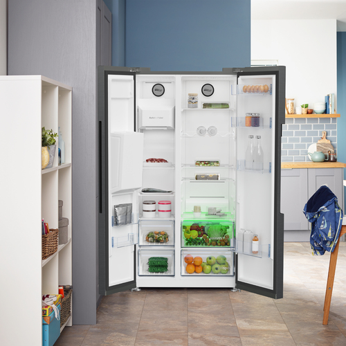 Beko ASP342VPZ Freestanding American Style Fridge Freezer with HarvestFreshTM – image 7