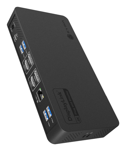 ICY BOX IB-DK2255AC Проводная USB 3.2 Gen 2 (3.1 Gen 2) Type-C Черный