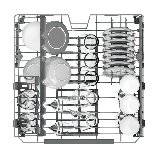 Hoover H-Dish 700 HF 4A4S3PSA-80 Wifi Connected Full Size Dishwasher - Anthracite - A Rated, Grey - image 8