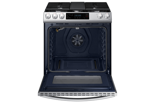 Samsung NX60A8315SS cooker Freestanding cooker Electric Gas Black, Stainless steel – image 4