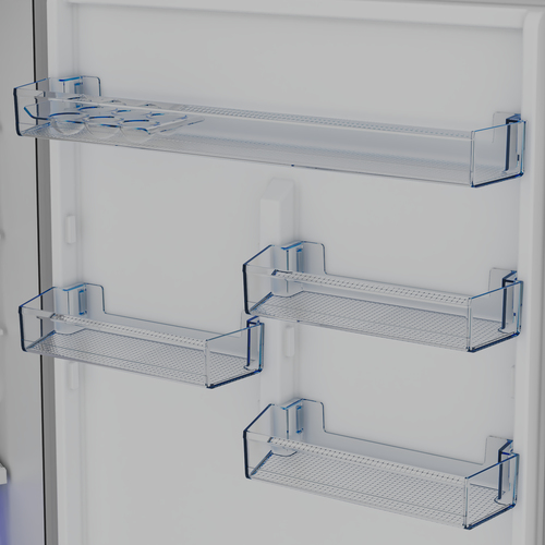 Beko Pro HarvestFresh AeroFlow CNG5785VPS 60/40 Fridge Freezer - Stainless Steel - image 4