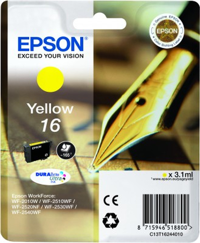 Epson 16 – Cartuccia giallo originale (Penna e cruciverba)