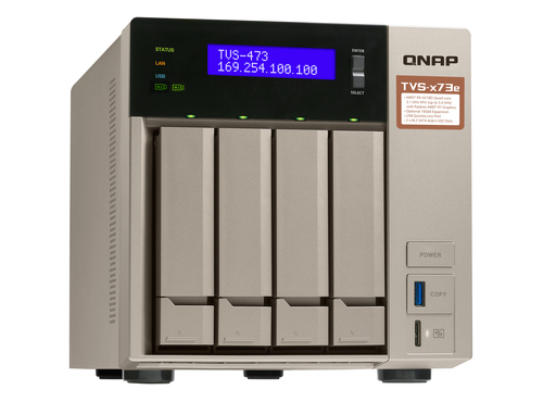 QNAP TVS-473E NAS Tower AMD Embedded R-Series SoC RX-421BD – image 5