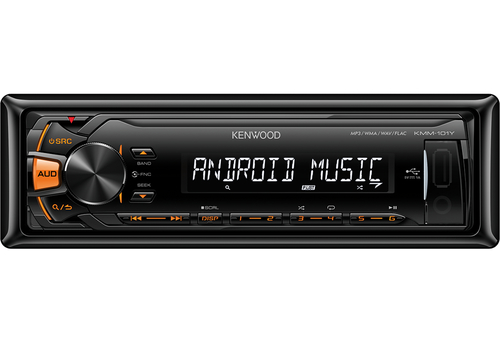 Kenwood KMM-101AY car media receiver Black
