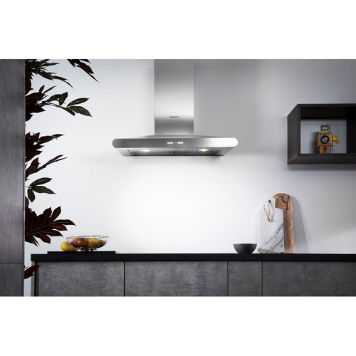 Hotpoint PHC77FLBIX 70cm Chimney Hood in Stainless Steel - image 3
