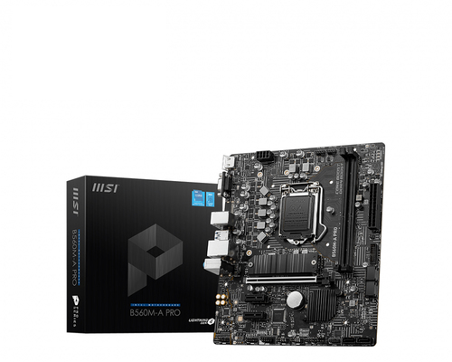 MSI B560M-A PRO материнская плата Intel B560 LGA 1200 (Socket H5) Микро ATX
