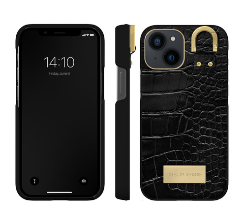 iDeal of Sweden Atelier Case iPhone 13 Mini Black Croco – image 3
