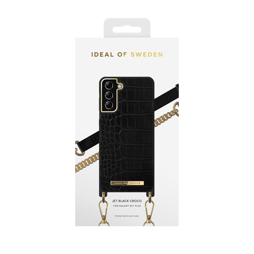 iDeal of Sweden Necklace Case Galaxy S21Plus Jet Black Croco – image 2