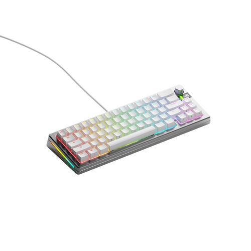 Glorious Gaming GMMK 3 PRO 65% Prebuilt клавиатура Игровой USB QWERTY Американский английский Серебристый