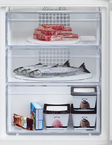 Beko BCHA275K4SN HARVESTfresh Inbouw koel-vriescombinatie, afbeelding 3