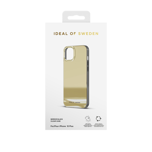 iDeal of Sweden Mirror Case iPhone 15 Plus Mirror Gold – image 3