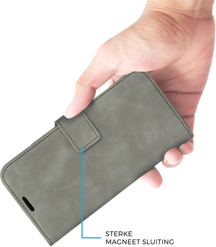 Kenmerken: Classic Wallet Case met extra opbergvak aan de achterkant Tijdloze kleur Granite Grey: gemaakt voor de moderne levensstijl. Het ontwerp, afbeelding 3