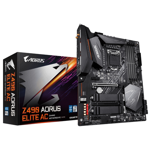 GIGABYTE Z490 AORUS ELITE AC материнская плата Intel Z490 LGA 1200 (Socket H5) ATX