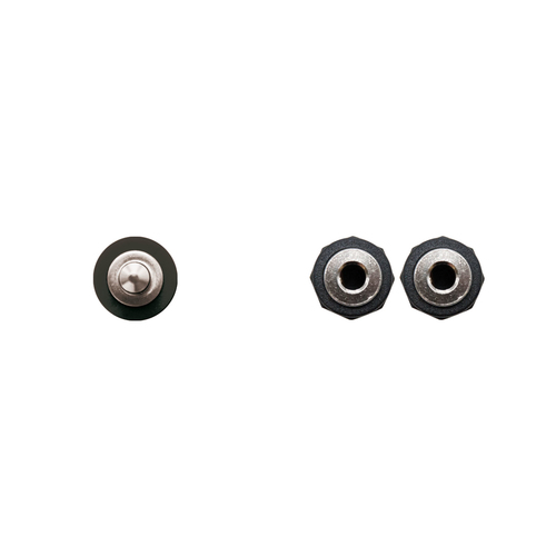 Nanocable 10.24.1200 cable de audio 0,15 m 2 x 3.5mm 3,5mm Negro
