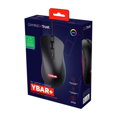 Trust GXT924 Ybar+ Gaming Muis, afbeelding 5