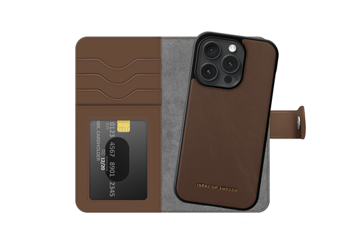 iDeal of Sweden Magnet Wallet+ iPhone 15 Pro Dark Brown – image 3