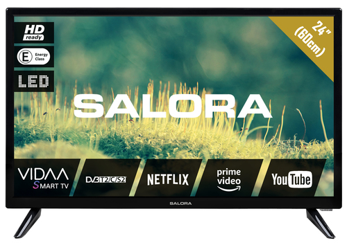 Salora 24EDV200 TV 61 cm (24") HD Smart TV Wi-Fi Black 200 cd/m² – image 1