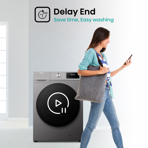 Hisense WDQA8014EVJMT washer dryer Freestanding Front-load White – image 9