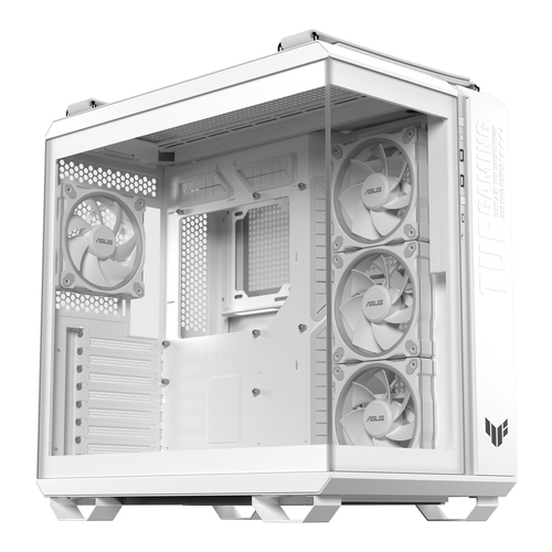 Asus Tuf Gaming GT502 Horizon TG Argb Duel Chamber tempered Glass Atx Gaming PC Case - White - 90DC0093-B19010 - image 5