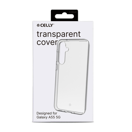 Celly Gelskin Beskyttelsescover til Samsung Galaxy A55 5G Transparent – billede 4