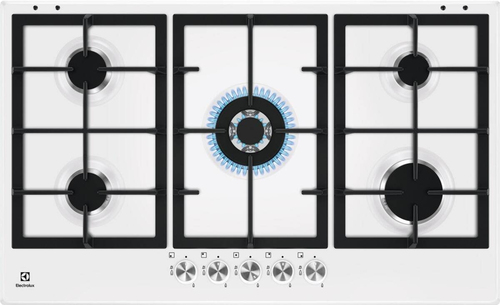 Electrolux KGS9536W Белый Встроенный 90 cm Газовый 5 зона(ы)
