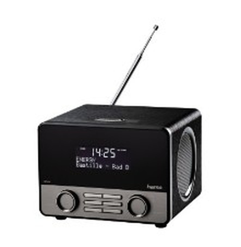 Hama DR1600 Personal Analog & digital Black