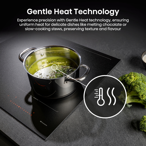 Hisense 59,5 cm induction hob with 4 zones delivering strong, responsive heat for everything from quick boiling to precise simmering. Matt surface with 10x scra – image 8