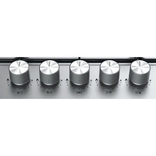 Hotpoint PPH75PDFIXUK 75cm 5 Burner Gas Hob in Stainless Steel Wok Bur - image 3