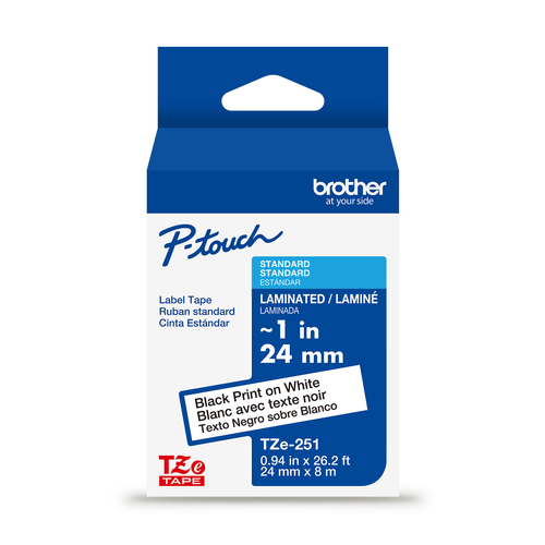 Brother TZE251G product photo