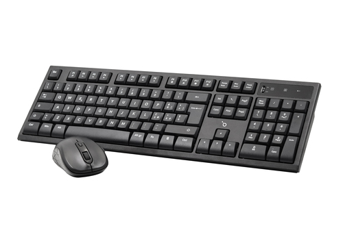 IOPLEE CWC520G-892G keyboard Mouse included Universal RF Wireless QWERTY Black – image 3