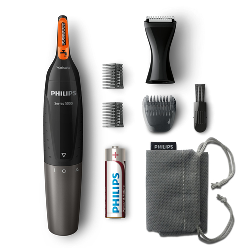 Philips NOSETRIMMER Series 5000 NT5176/16 precision trimmer Black, Grey – image 1