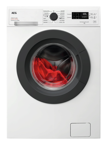 AEG LWK6A50680 стирально-сушильная машина Отдельно стоящий Фронтальная загрузка Белый