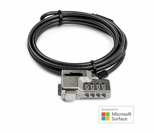 K68130WW KENSINGTON COMBINATION LOCK FOR  SURFACE PRO AND SURFACE GO BLACK