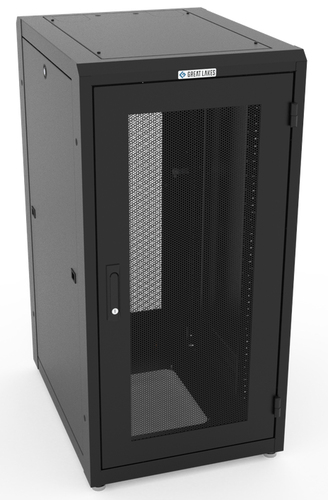 Vertiv GL480E-2432-B-SQM6P rack cabinet 24U Freestanding rack Black