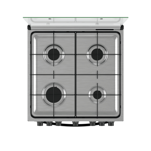 Indesit IS67G4PHX/E/1 Freestanding cooker Electric Gas Black, Stainless steel – image 5
