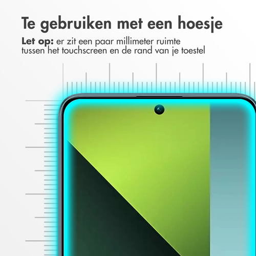 Accezz Gehard Glas Screenprotector Xiaomi Poco X6 Pro, afbeelding 3
