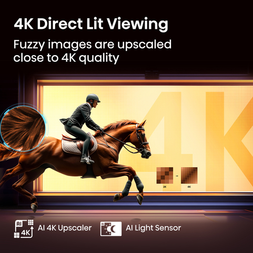 Hisense E7Q 55" 4K Ultra HD Qled Smart TV - 55E78QTUK, Black - image 6