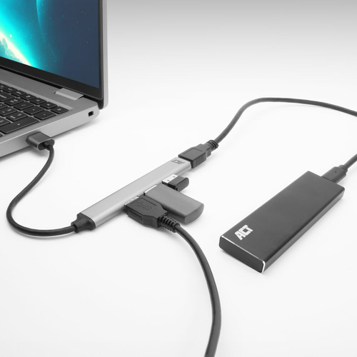ACT Connectivity USB-A hub 2.0, 4 poorts USB-A usb-hub, afbeelding 2