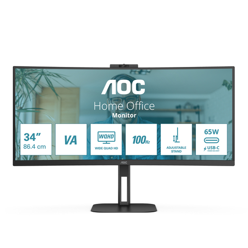 Monitor AOC CU34V5CW/BK
